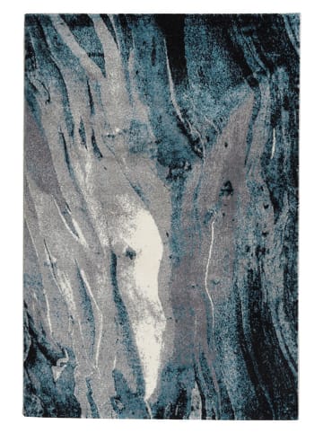 deco Rugs & Carpet Kurzflor-Teppich "Milano" in Blau/ Grau