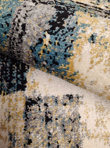 deco Rugs & Carpet Laagpolig tapijt "Milano" grijs/blauw/goudkleurig