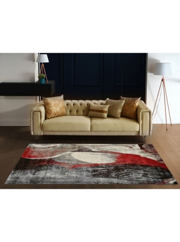deco Rugs & Carpet Dywan "Milano" w kolorze kremowo-czarno-czerwonym