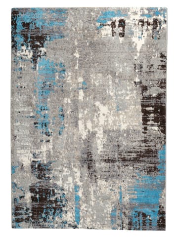 deco Rugs & Carpet Kurzflor-Teppich "Decora" in Hellblau/ Grau