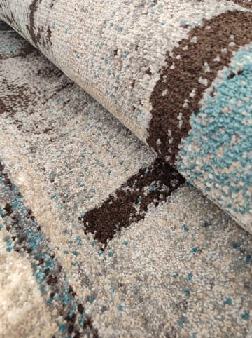 deco Rugs & Carpet Laagpolig tapijt "Decora" blauw/grijs