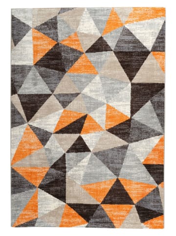 deco Rugs & Carpet Laagpolig tapijt "Decora" oranje/grijs
