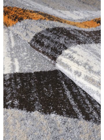 deco Rugs & Carpet Kurzflor-Teppich "Decora" in Grau/ Orange