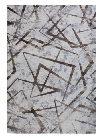 deco Rugs & Carpet Laagpolig tapijt "Double" bruin/grijs