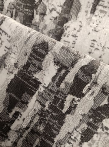 deco Rugs & Carpet Kurzflor-Teppich "Double" in Grau