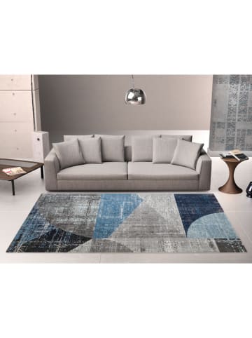 deco Rugs & Carpet Dywan "Double" w kolorze szaro-niebieskim