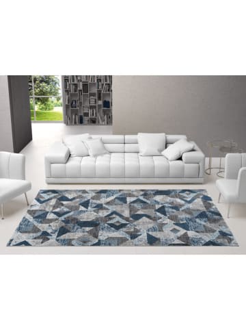 deco Rugs & Carpet Dywan "Double" w kolorze szaro-niebieskim