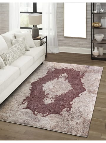 deco Rugs & Carpet Laagpolig tapijt "Antalya" beige/lichtroze
