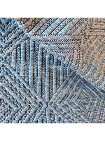 deco Rugs & Carpet Laagpolig tapijt "Portofino" blauw
