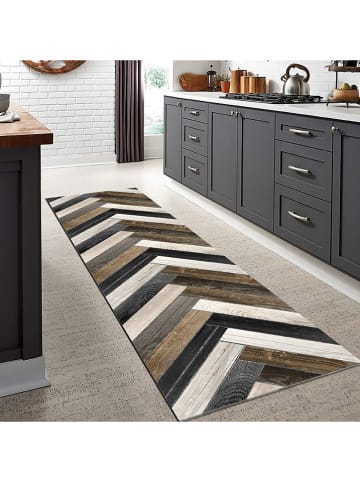 deco Rugs & Carpet Dywan winylowy w kolorze brązowo-szarym