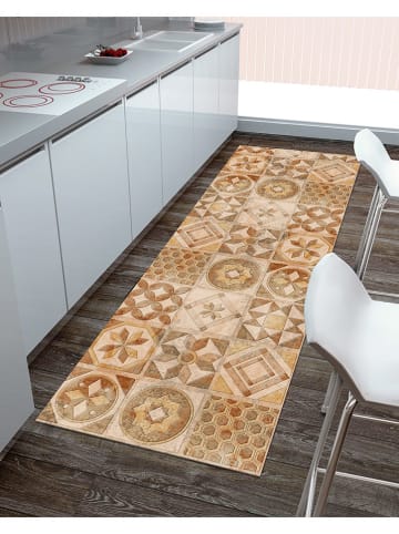 deco Rugs & Carpet Dywan winylowy w kolorze jasnobrązowym