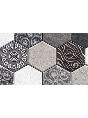 deco Rugs & Carpet Vinyl-Teppich in Grau