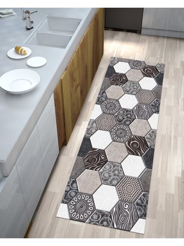 deco Rugs & Carpet Dywan winylowy w kolorze szarym