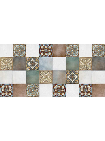 deco Rugs & Carpet Dywan winylowy w kolorze jasnobrązowo-białym