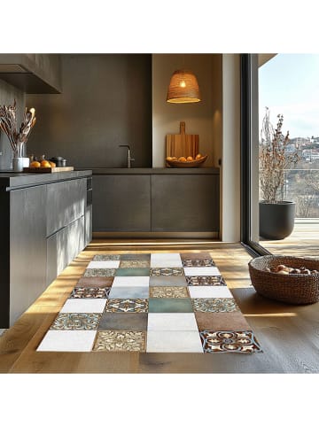 deco Rugs & Carpet Dywan winylowy w kolorze jasnobrązowo-białym