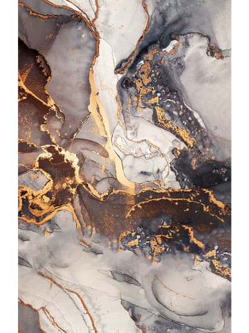 deco Rugs & Carpet Dywan winylowy "Mago" w kolorze złoto-niebieskim