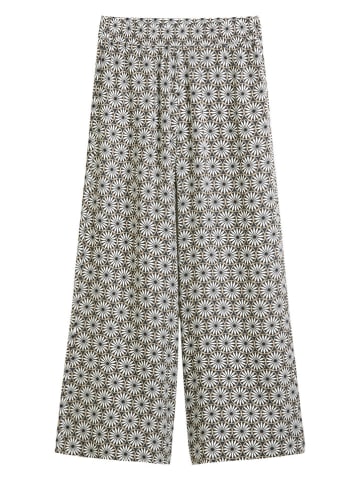 Marc O'Polo Culotte in Dunkelblau/ Weiß