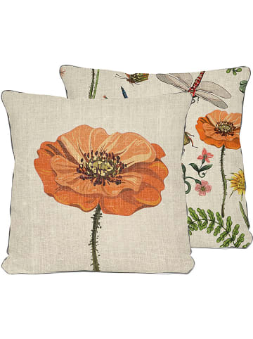 Madre Selva Kissenhülle "Tierra Bella" in Beige/ Bunt - (L)45 x (B)45 cm