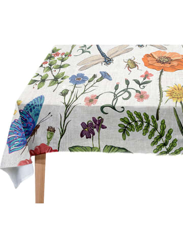 Madre Selva Tischdecke "Tierra Bella" in Beige/ Bunt - (L)140 x (B)140 cm