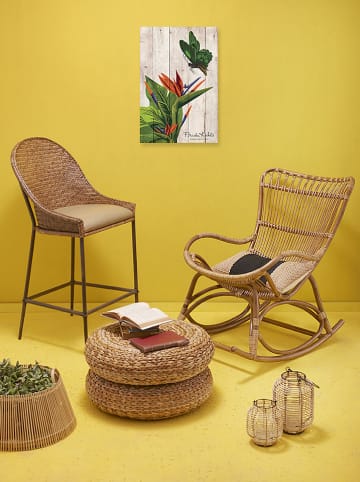 Madre Selva Druk "Monkey Plants" na drewnie - 40 x 60 cm