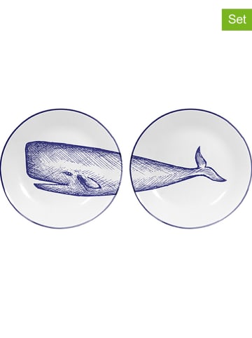 Madre Selva 2er-Set: Wandteller "Cachalote" - Ø 25 cm
