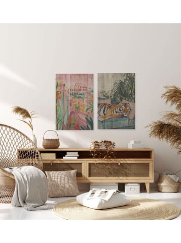 Madre Selva Druk "Verno" na drewnie - 60 x 40 cm