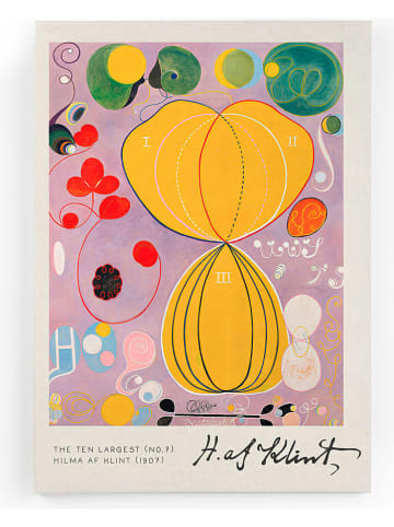 Madre Selva Druk artystyczny "Hilma Purple" - 40 x 60 cm