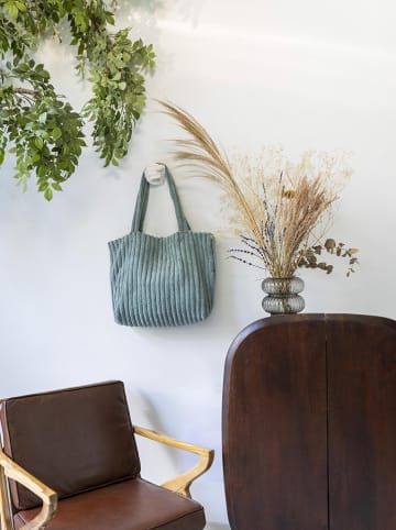 Madre Selva Shopper bag w kolorze turkusowym - 55 x 45 x 8 cm