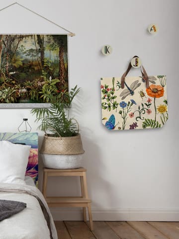 Madre Selva Shopper "Tierra Bella" beige/meerkleurig - (B)55 x (H)40 x (D)1 cm