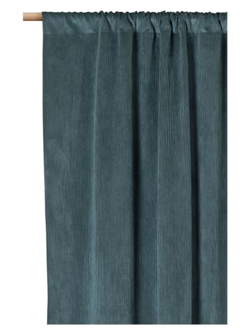 Madre Selva Gordijn "Jim" turquoise - (L)300 x (B)140 cm