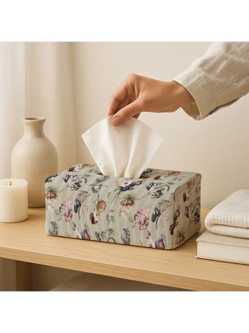 Madre Selva Tissue-Hülle "Enma" in Blau - (B)25 x (H)14 cm