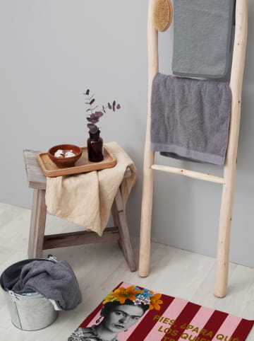 Madre Selva Dywanik łazienkowy w kolorze czerwono-jasnoróżowym - 40 x 60 cm