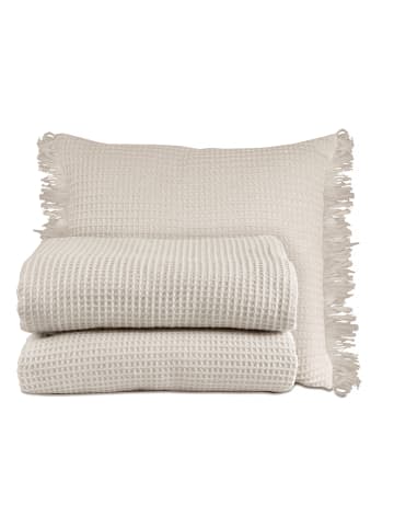 Madre Selva Wohndecke in Creme - (L)240 x (B)240 cm