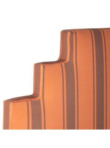 Madre Selva Kopfteil "Sunset" in Orange/ Braun - (B)150 x (H)121 cm