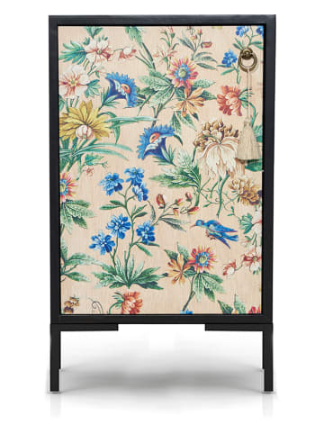 Madre Selva Stolik nocny "William" ze wzorem - 40 x 55 x 30 cm