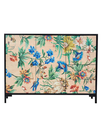 Madre Selva Kredens "Wilma" ze wzorem - 113 x 75 x 45 cm