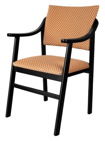 Madre Selva Armleunstoel "Silla" lichtbruin/beige - (B)43 x (H)84 x (D)52 cm