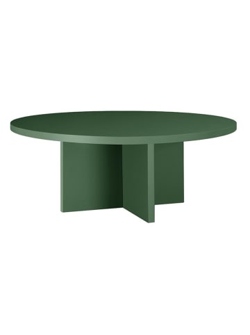 Madre Selva Beistelltisch "Pausa" in Grün - (H)37 x Ø 100 cm