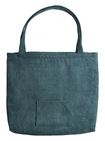 Madre Selva Shopper in Türkis - (B)45 x (H)45 x (T)10 cm