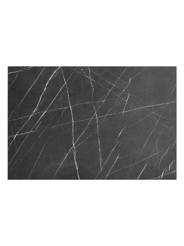 Madre Selva Biurko "Morrison" w kolorze czarnym - 100 x 75 x 75 cm