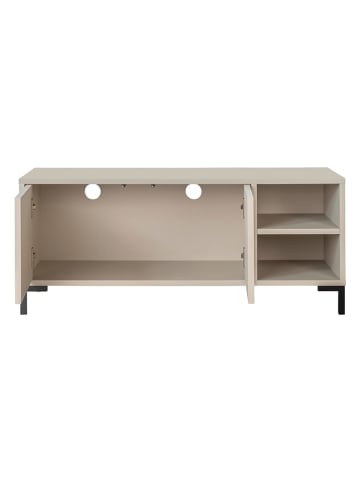 Madre Selva TV-Kommode "Mirko" in Taupe - (B)113 x (H)47 x (T)40 cm