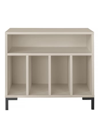 Madre Selva Regał "Bowie" w kolorze szarobrązowym - 70 x 63 x 40 cm