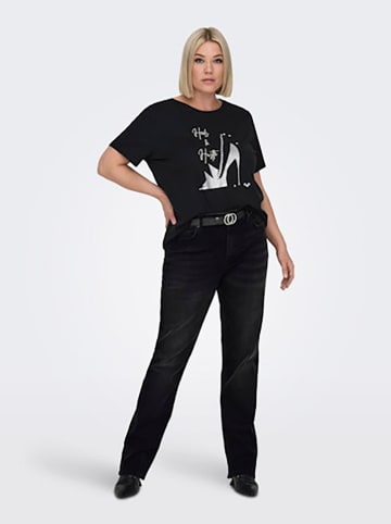 ONLY Carmakoma Jeans - Regular Fit - in Schwarz