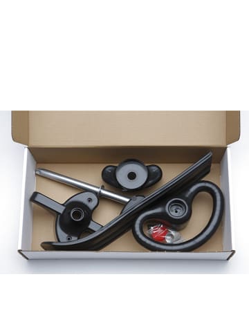 KHW Zestaw w kolorze grafitowo-żółtym do montażu kierownicy