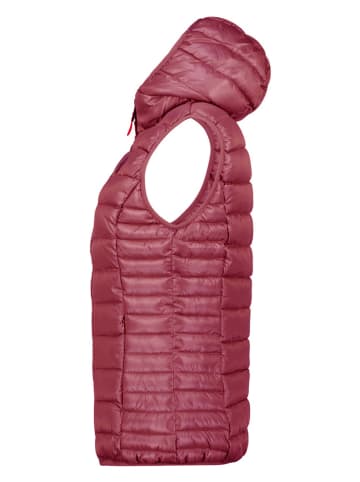 Canadian Peak Doorgestikte bodywarmer "Volombiana" rood