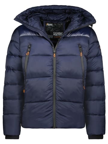 Canadian Peak Doorgestikte jas "Bayeak" donkerblauw