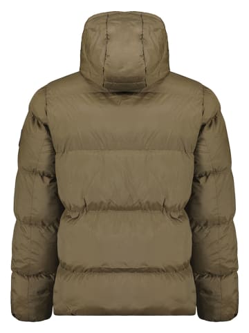 Canadian Peak Doorgestikte jas "Anceleak" kaki