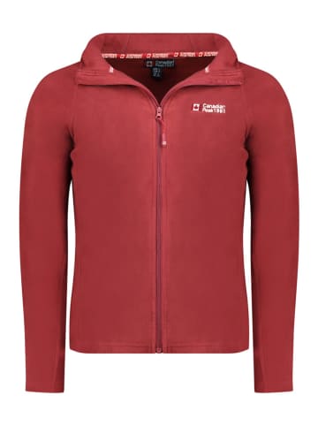 Canadian Peak Fleecejacke "Tugoodeak" in Bordeaux