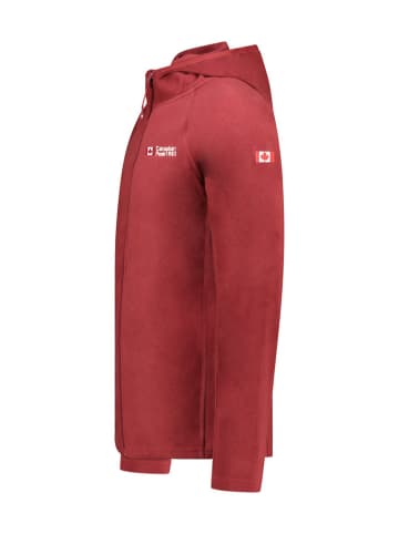 Canadian Peak Fleece vest "Tugoodeak" bordeaux