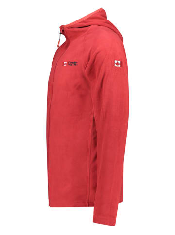 Canadian Peak Fleecejacke "Tugoodeak" in Rot